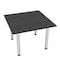 Skutchi Designs 42 in W, 42 in L, 29 in H, Engineered Wood Top, Grey HAR-SQ-42-POST-ASIANNIGHT - alternate 1